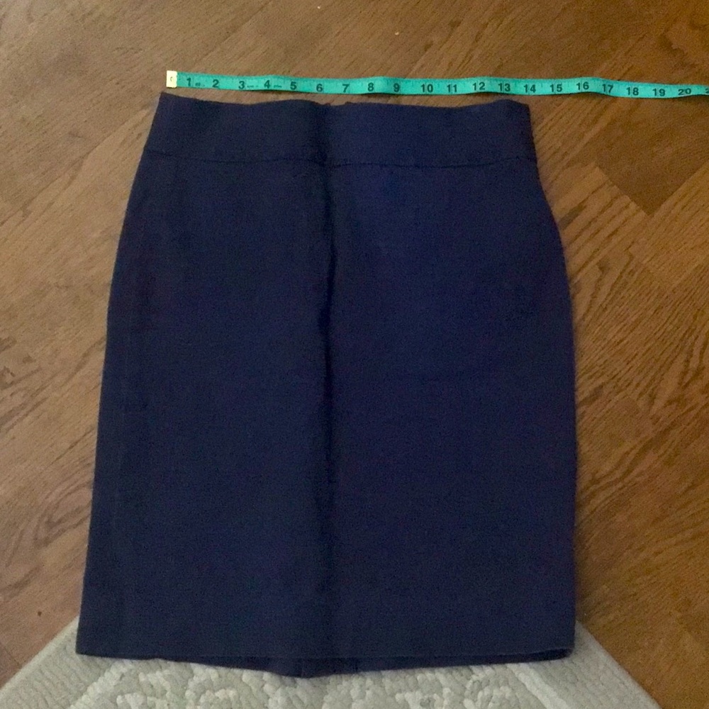 JCrew Navy Pencil Skirt size 4